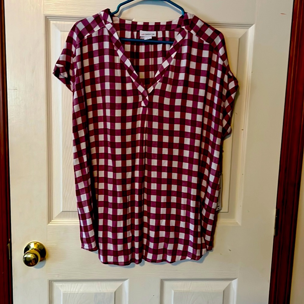 Woman’s flannel blouse